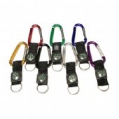 Carabiner with compass