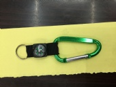 Carabiner with compass