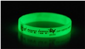 Glow in dark wristband