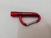 Carabiner with LED flashlights torch