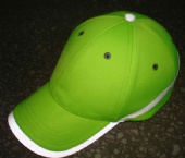 Working headwear with reflective piping