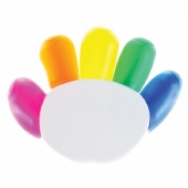 Palm shape 5 color highlighter marker