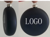 Oval shaped Christmas ornament