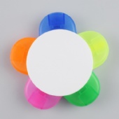 Flower Shape 5 Color Highlighter Marker