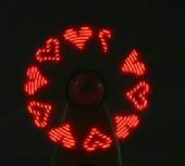 Mini LED fan with mirror